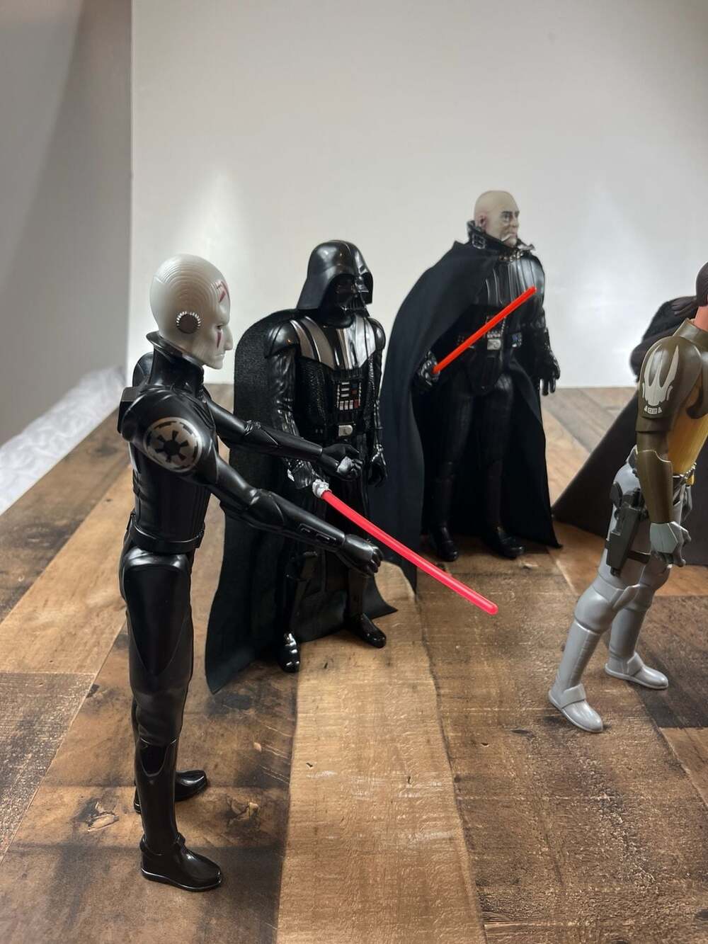 Disney Star Wars Collectible Action Figures Lot Rebels Darth Vader Palpatine